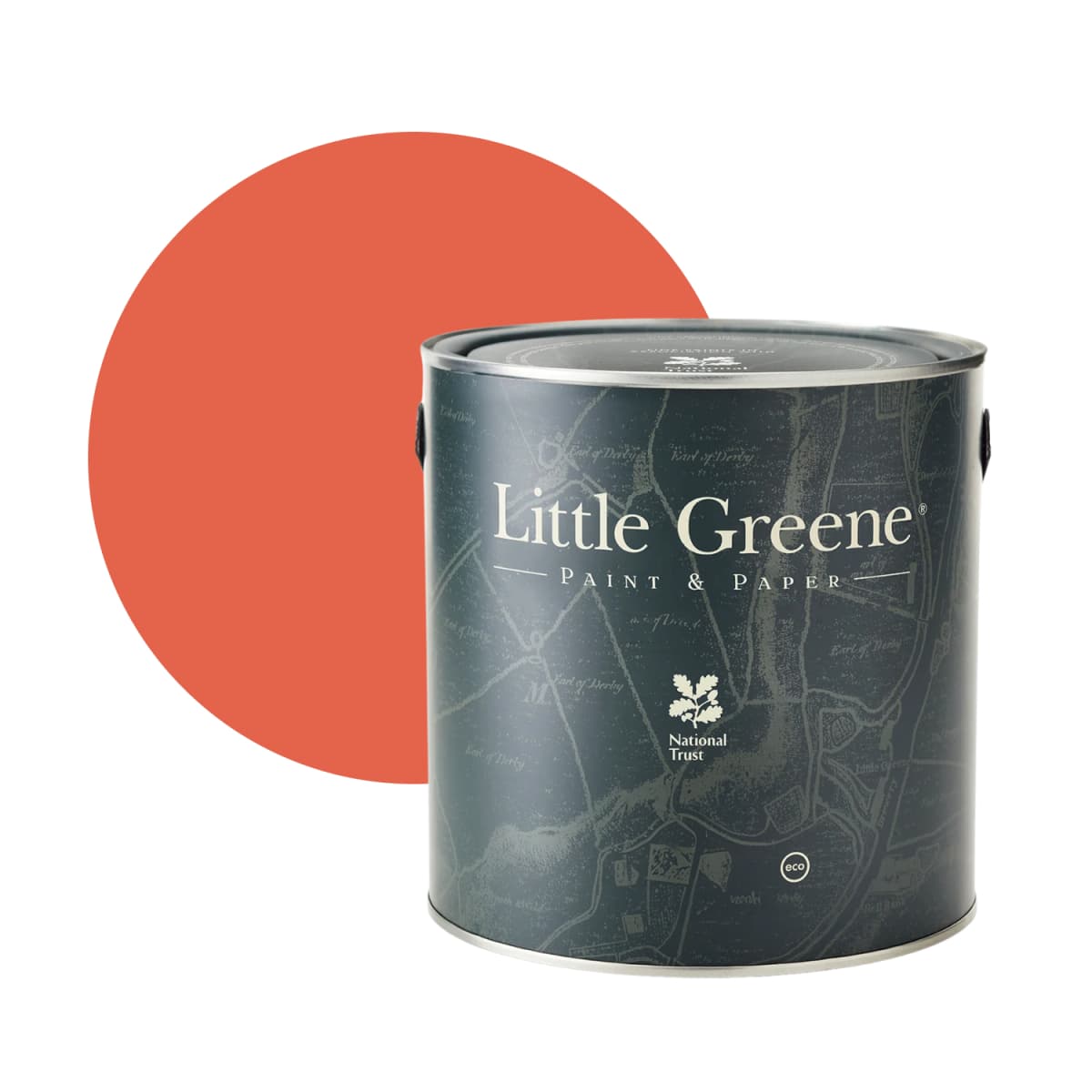 Little Greene Intelligent Exterior Eggshell - Orange Aurora™ No. 21 - 2,5L