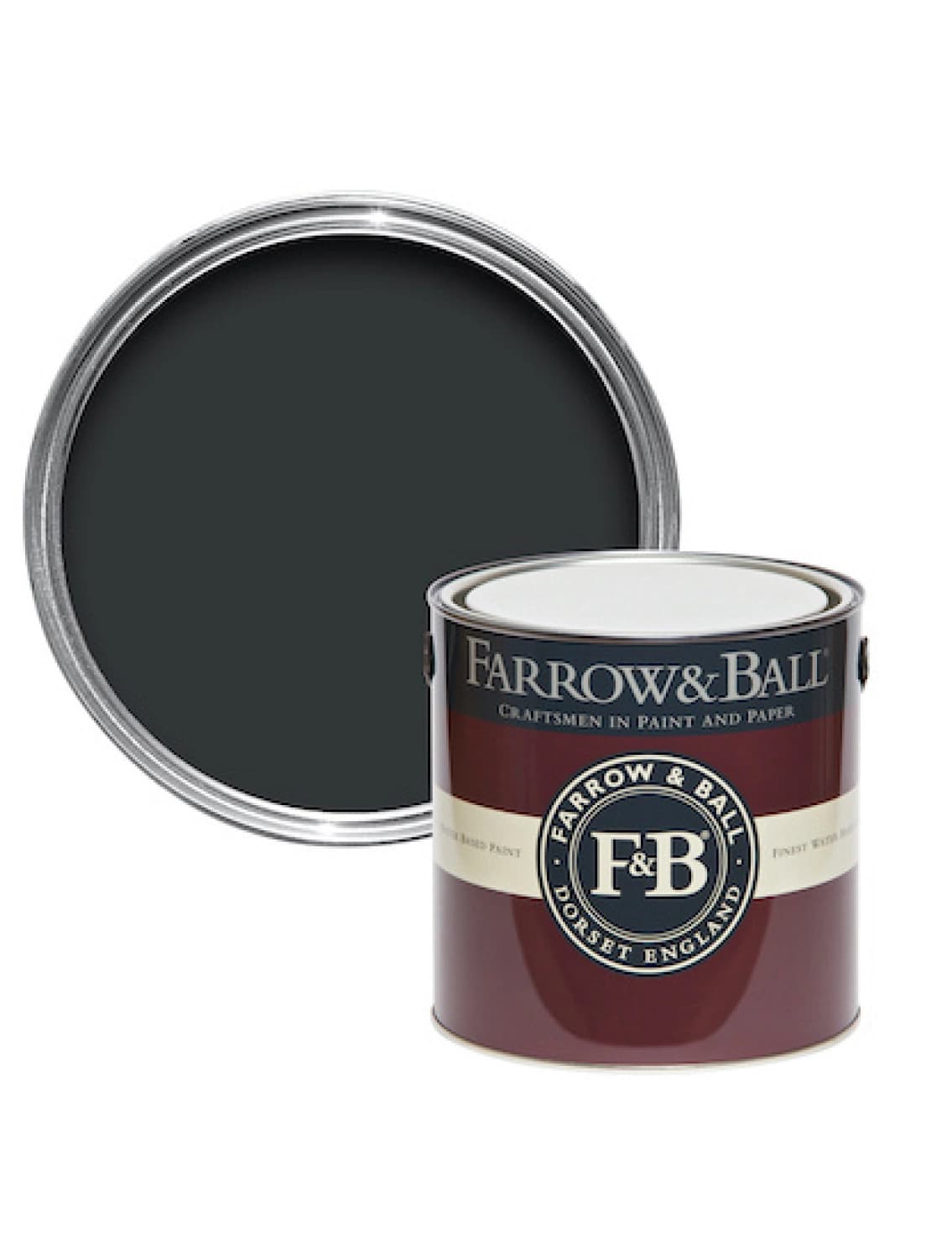 Farrow&Ball Dead Flat Pitch Black No.256 2,5L