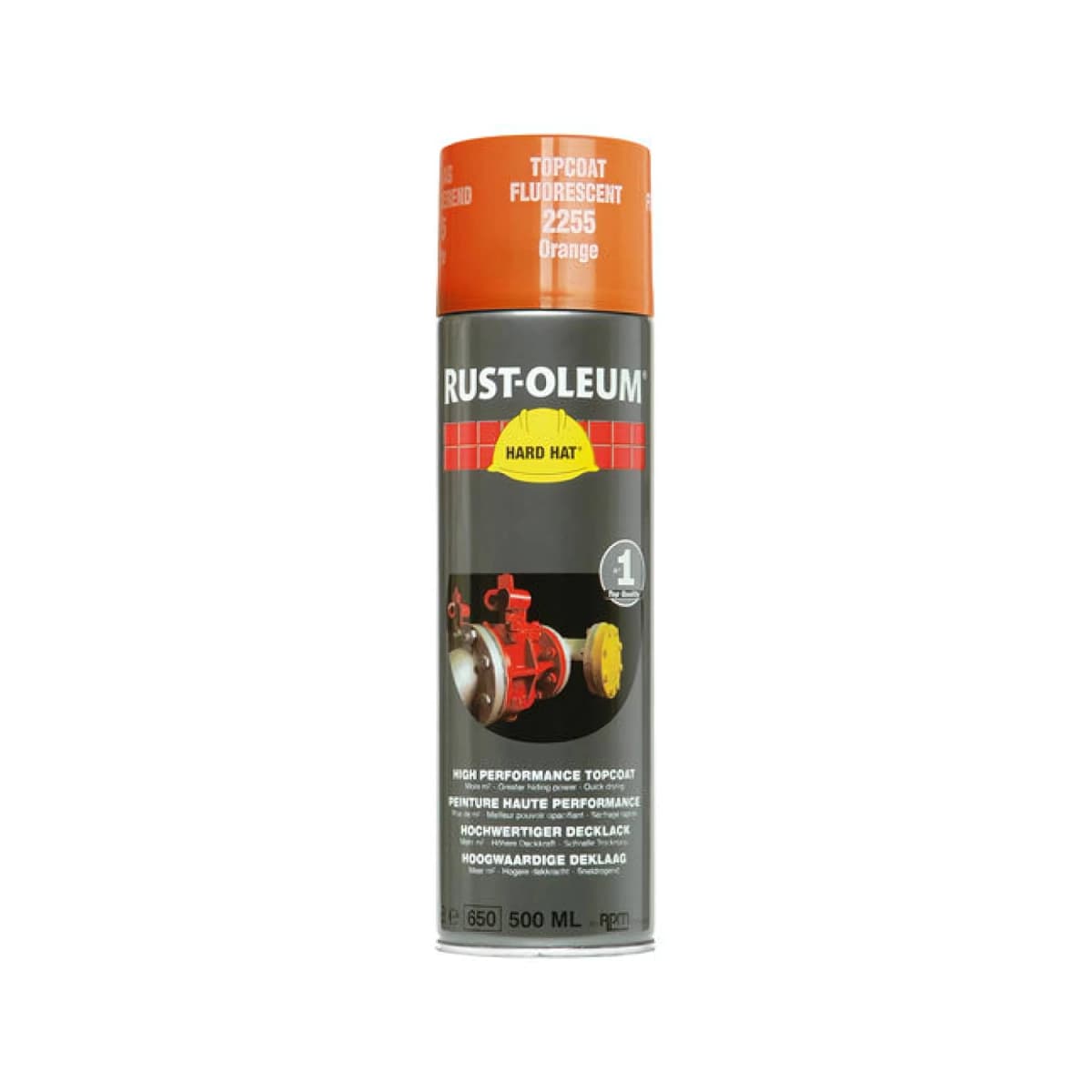 Rust-Oleum Hard Hat 2144 - RAL 1023 Verkeersgeel - 0,5L
