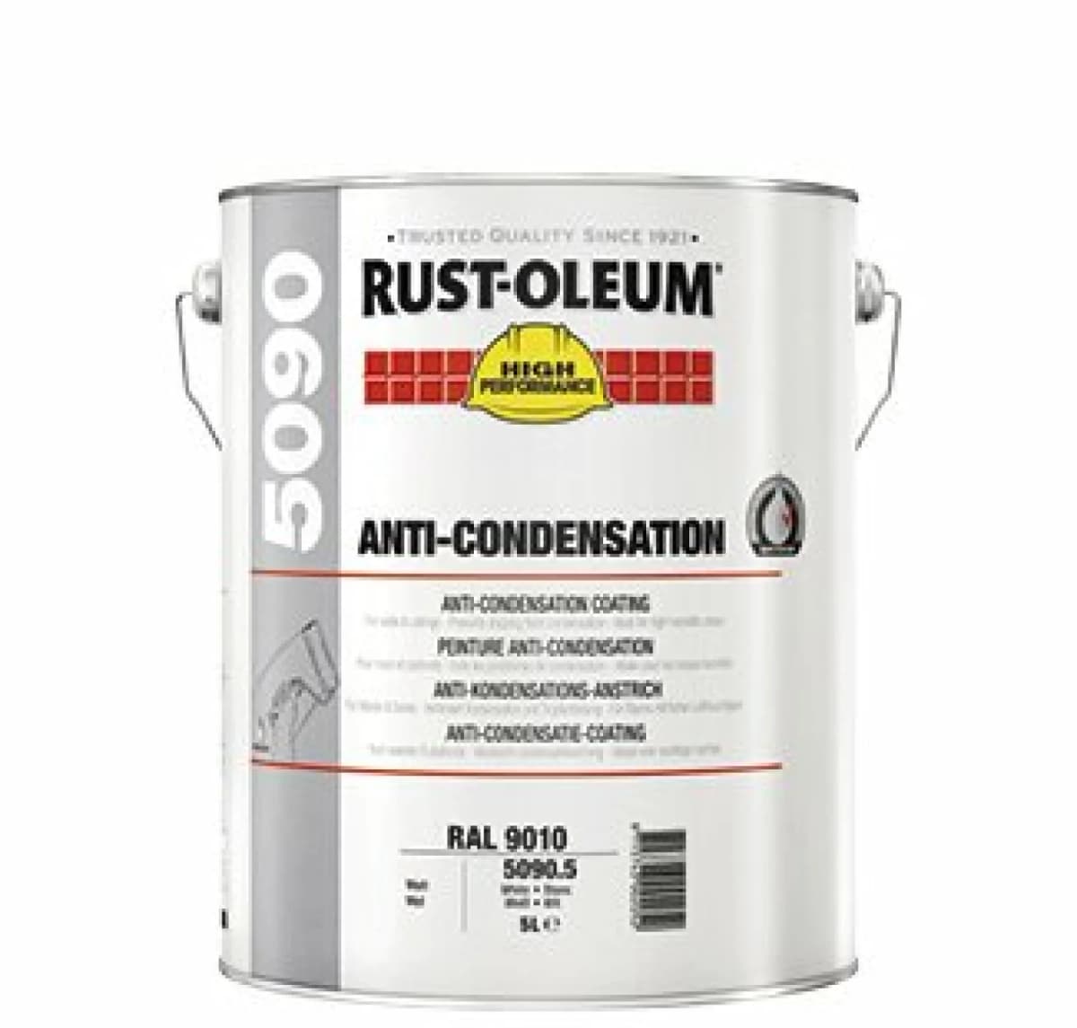Rust-Oleum 5090 Anti-Condensatie Coating White 5L