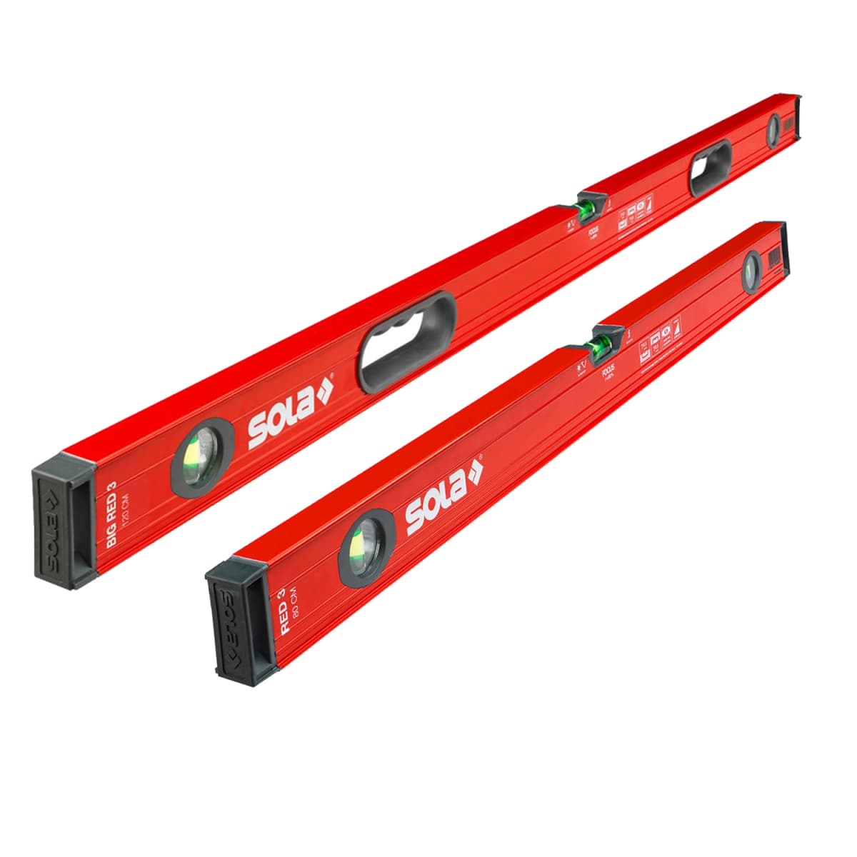 Sola RED Waterpas Duo Combo Set - 600 / 1200mm