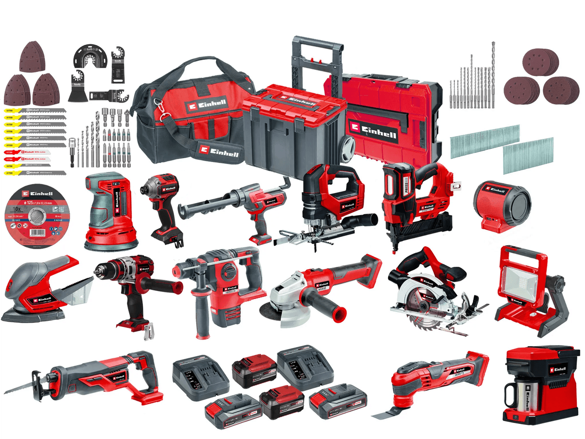 Einhell Professional Accu Combiset 24-delig - Inclusief accessoires