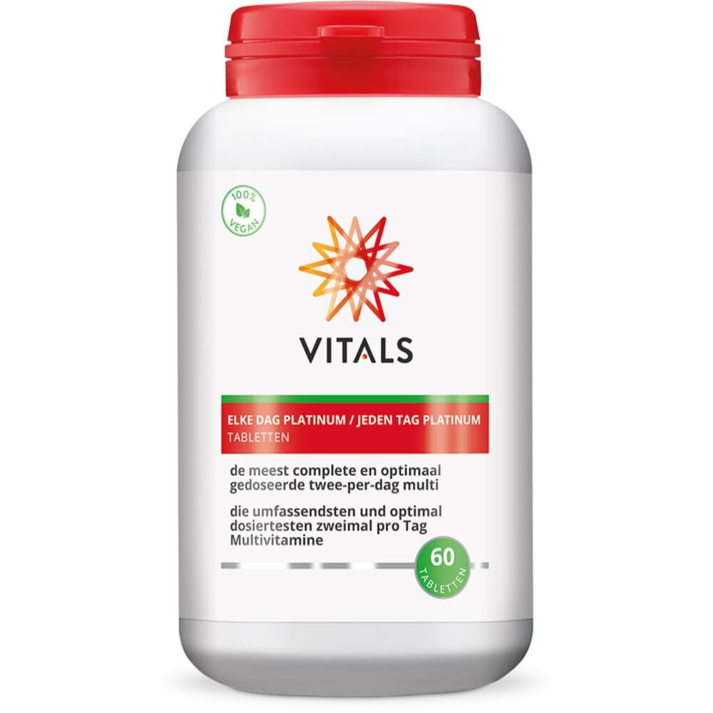 Gratis Verzending: Vitals Elke Dag Platinum 60 tabletten