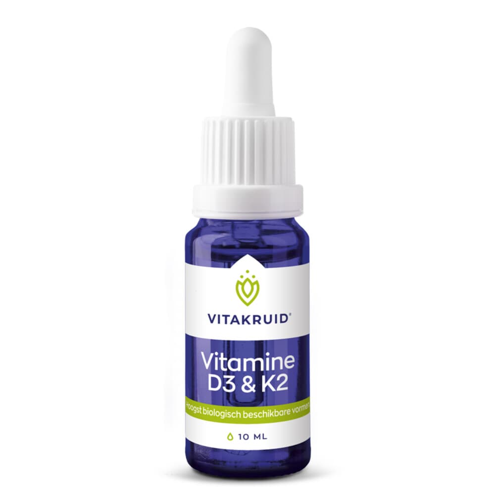 Gratis Verzending: Vitakruid Vitamine D3&K2 10 ml