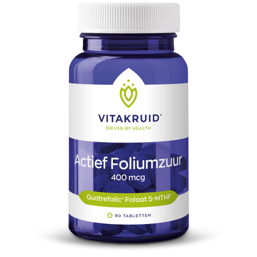 Gratis Verzending: Vitakruid Foliumzuur 400 Mcg 90 tabletten