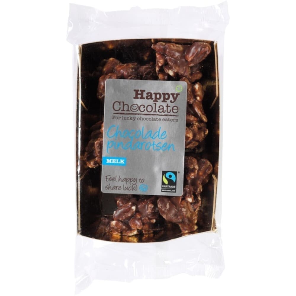 Happy Chocolate Pindarots Melk 150 gr