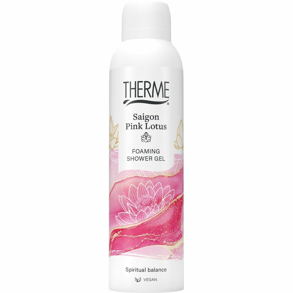6x Therme Foaming Shower Gel Saigon Pink Lotus 200 ml