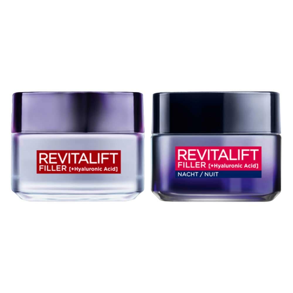 L'Oréal Revitalift Filler (HA) - Dagcrème 1x 50 ml&Nachtcrème 1x 50 ml - Pakket