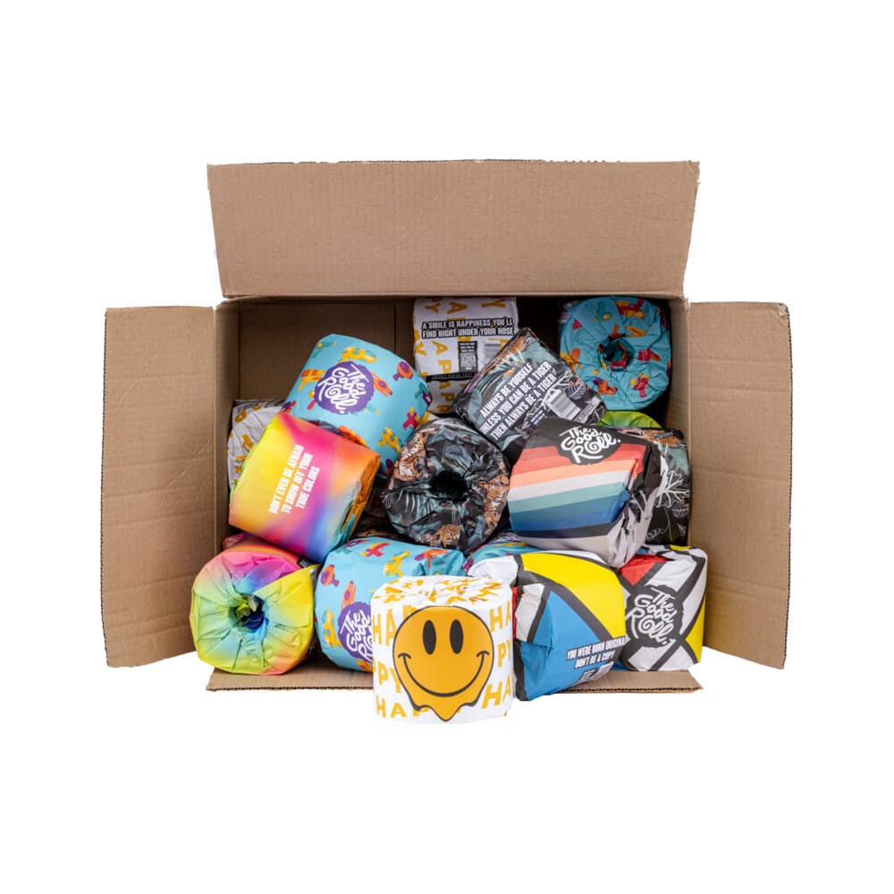 The Good Roll Recycled Toiletpapier Cheerful Choice 2-laags 24 stuks