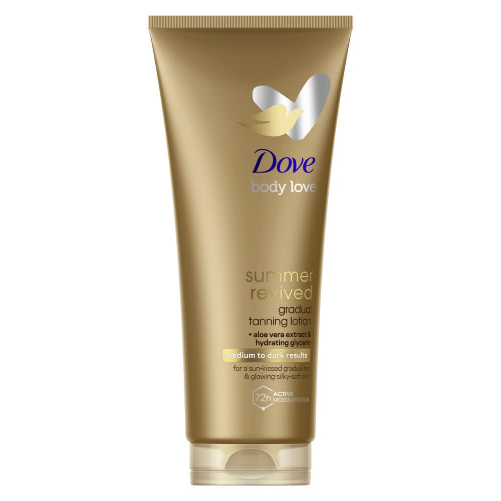 2+1 gratis: Dove Zelfbruinende Bodylotion Summer Revived Medium-Dark 200 ml
