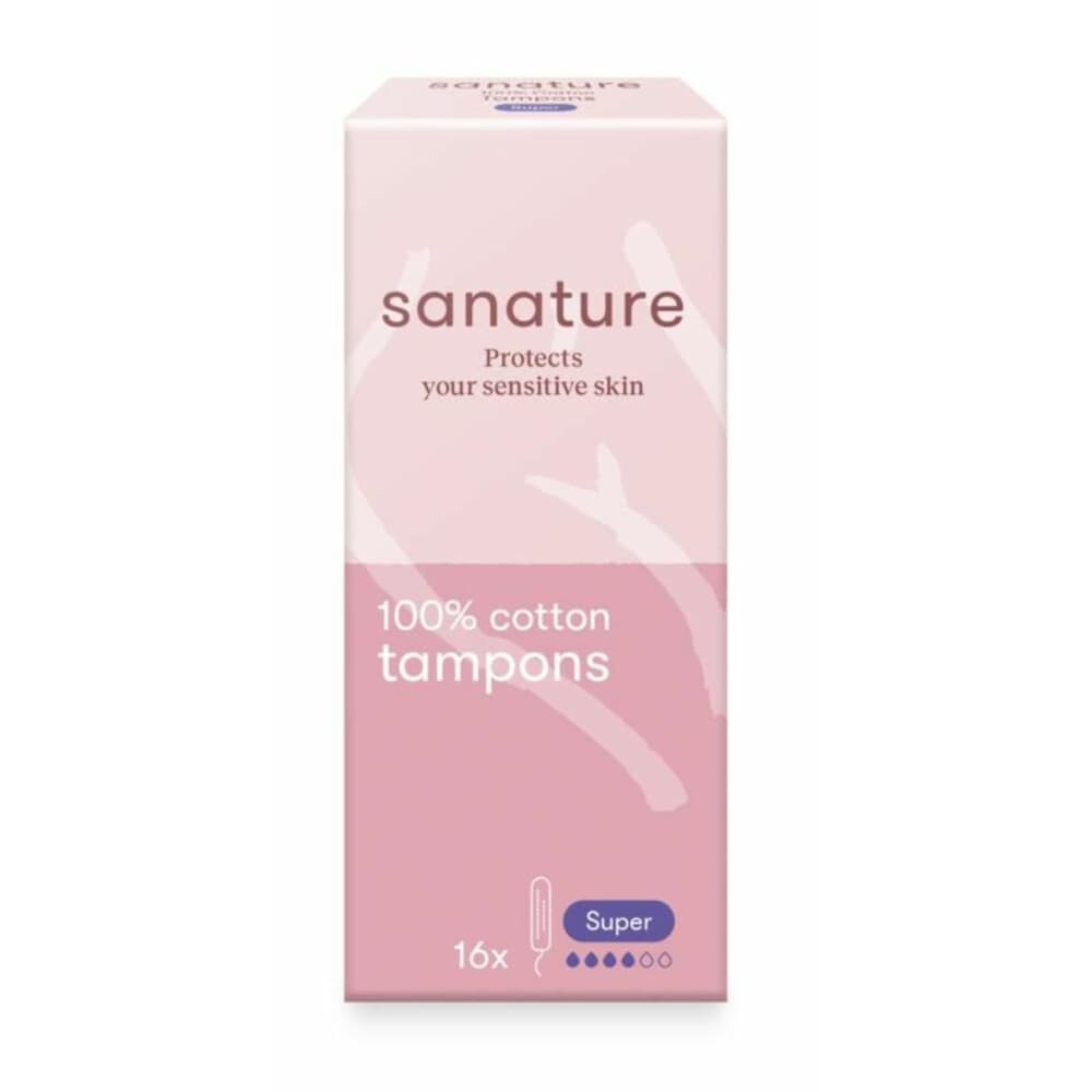 Sanature Tampons Super 16 stuks