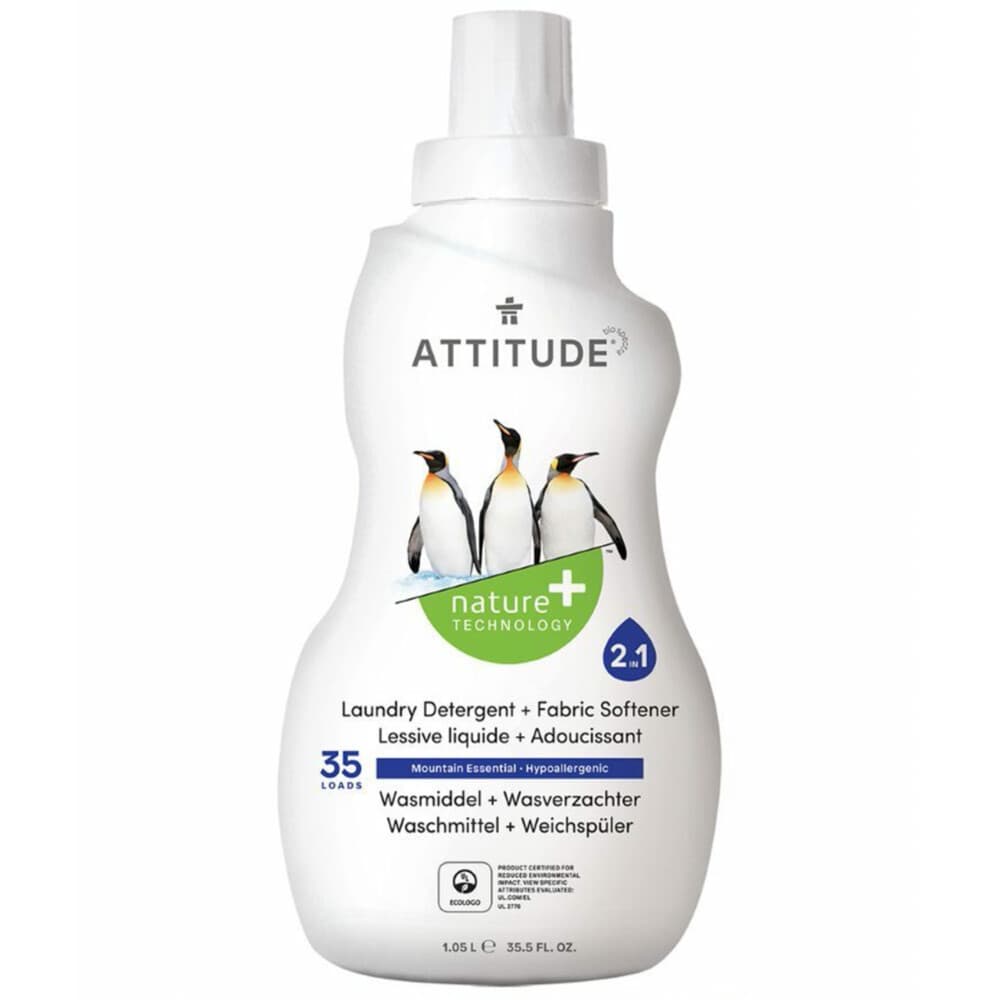 Attitude 2In1 Wasmiddel&Verzachter 35 Wasbeurten 1040 ml
