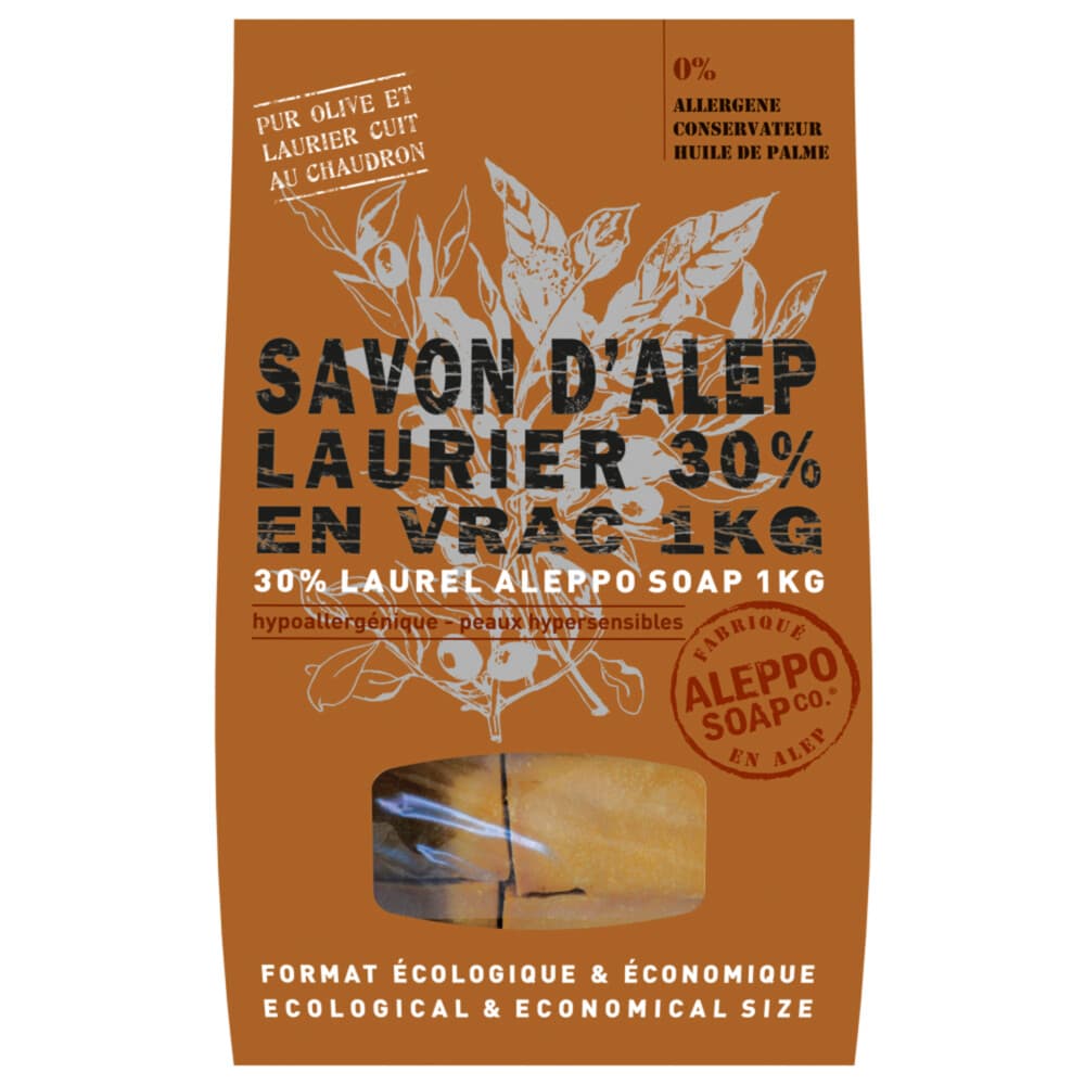 Aleppo Soap Co Zeep 30% Laurier 1 kg