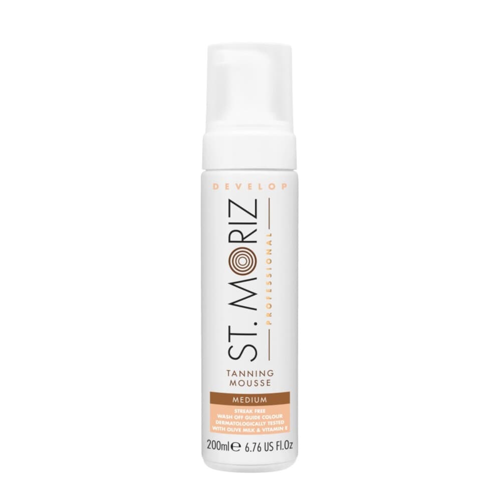 2x St Moriz Zelfbruiningsmousse Medium 200 ml