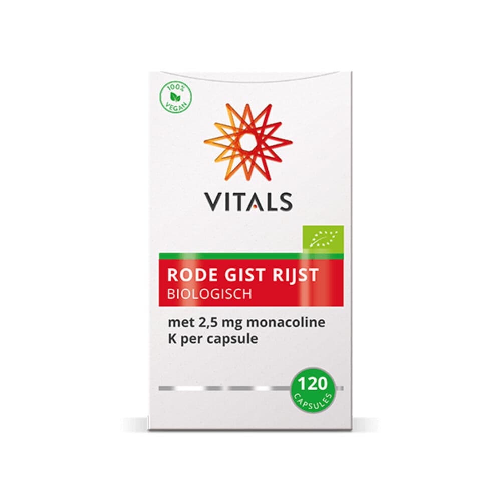 Gratis Verzending: Vitals Rode Gist Rijst Bio 120 capsules