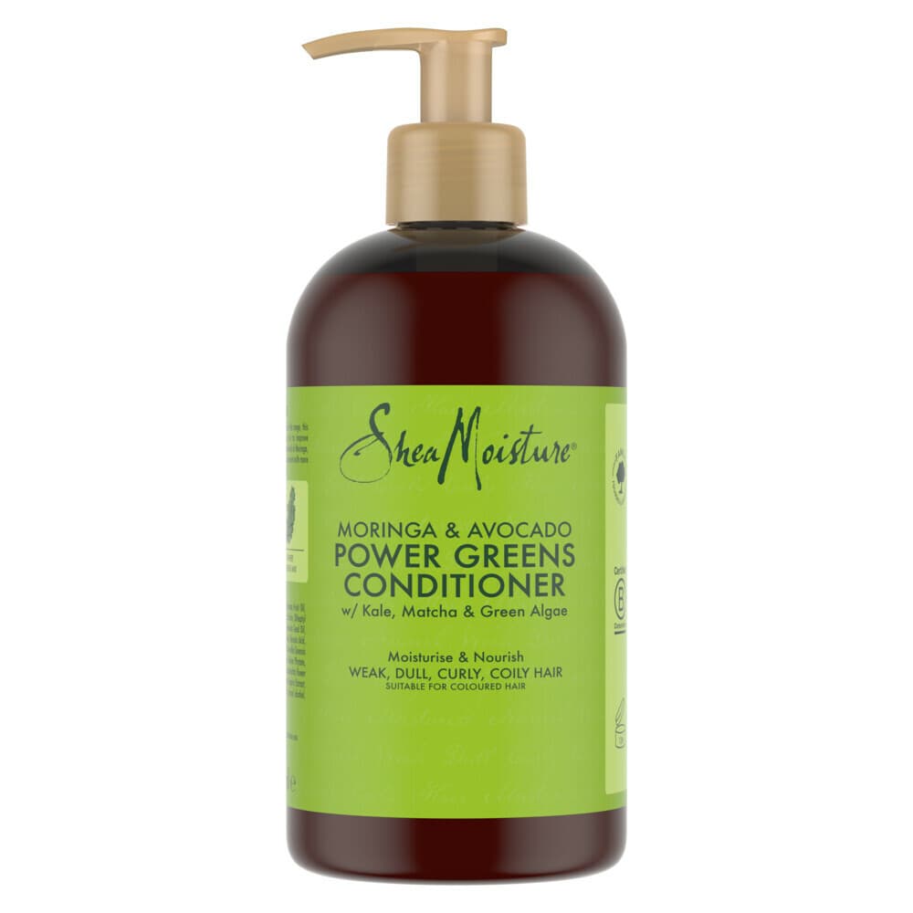 3x Shea Moisture Conditioner Power Greens Moringa&Avocado 384 ml