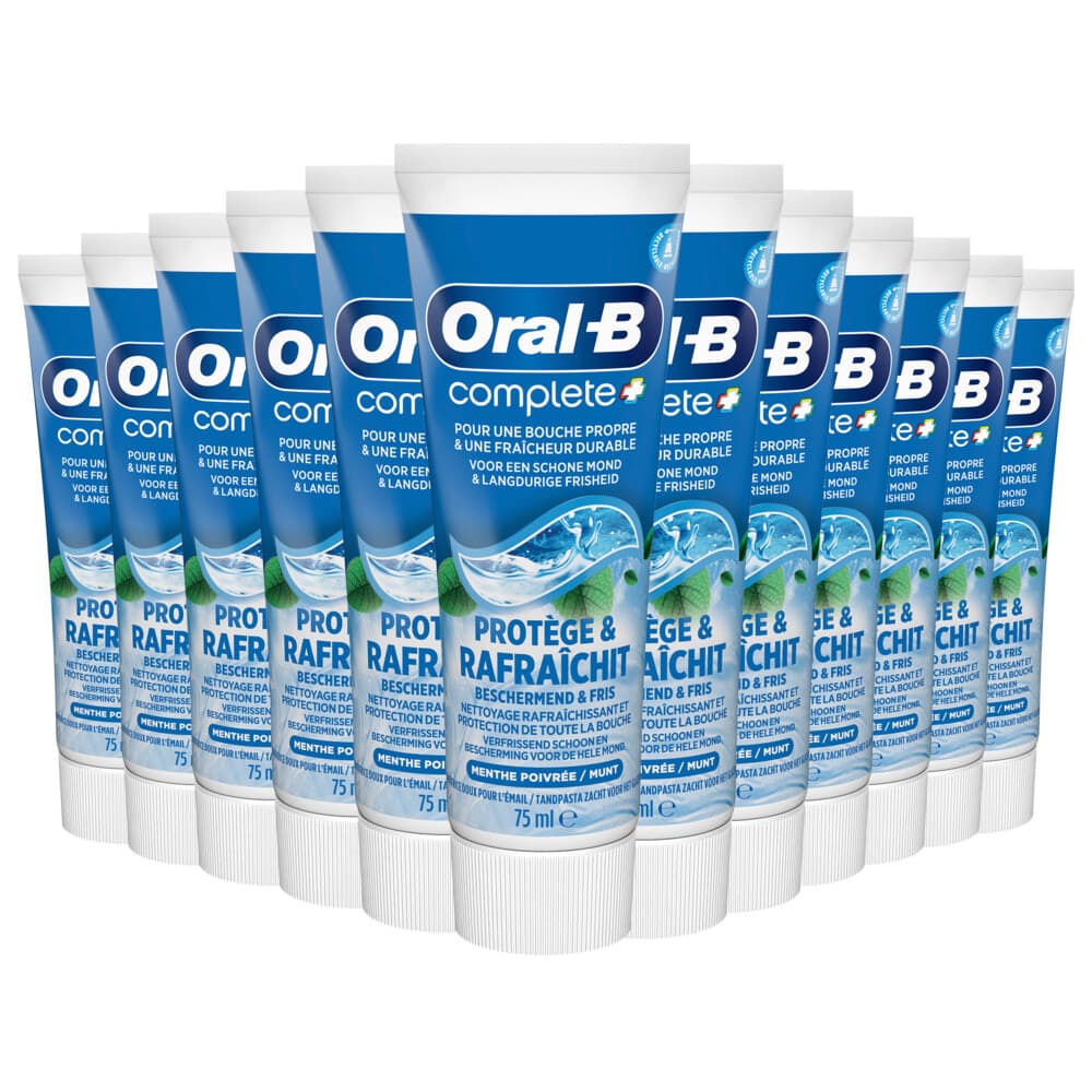 2+2 gratis: 12x Oral-B Tandpasta Complete Protect&Fresh 75 ml