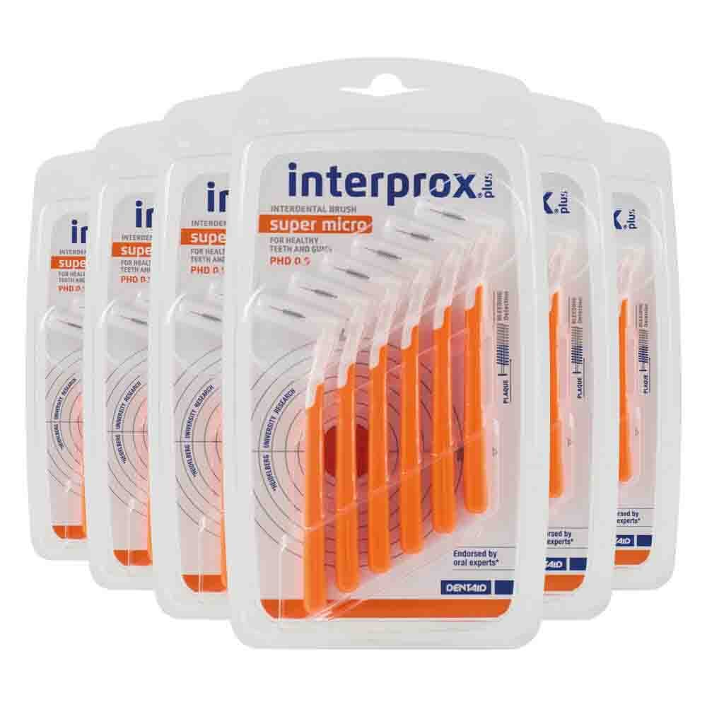 6x Interprox Ragers Plus Super Micro Oranje PHD 0.9 6 stuks