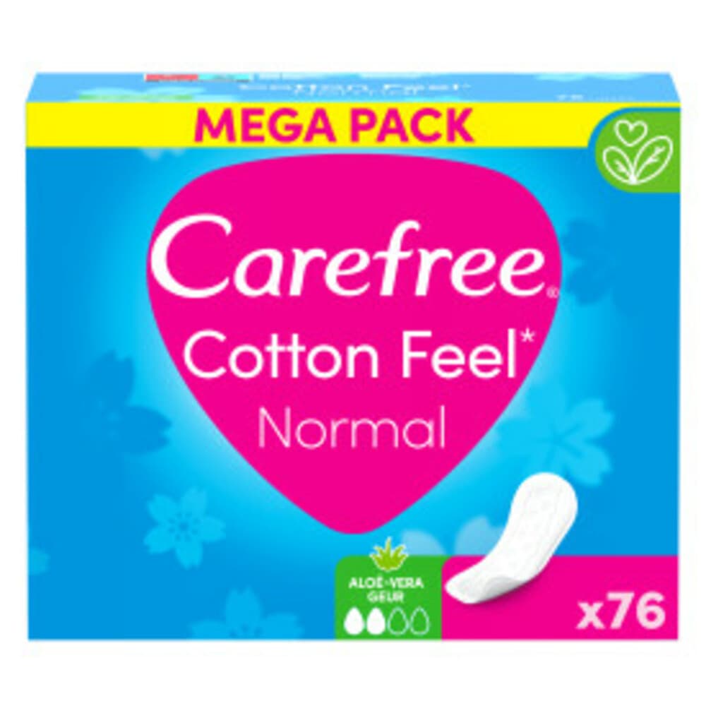 Carefree Cotton Feel Aloe 76 stuks
