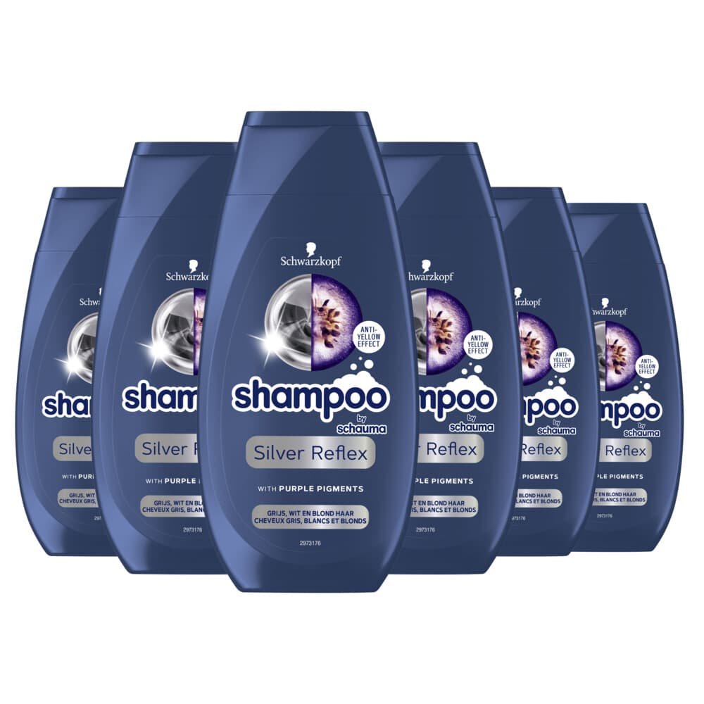 6x Schwarzkopf Silver Reflex Shampoo 250 ml