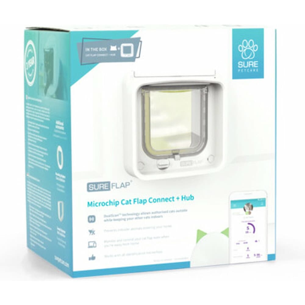 Sure Flap Microchip Kattenluik Connect Bundel Inclusief Hub