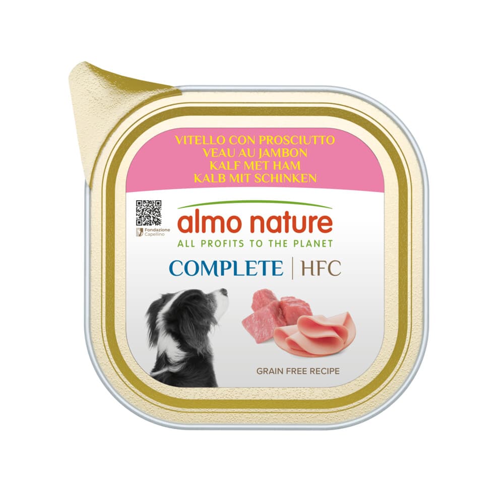 Almo Nature HFC Alu Hondenvoer Nat Blik Kalf&Ham 150 gr