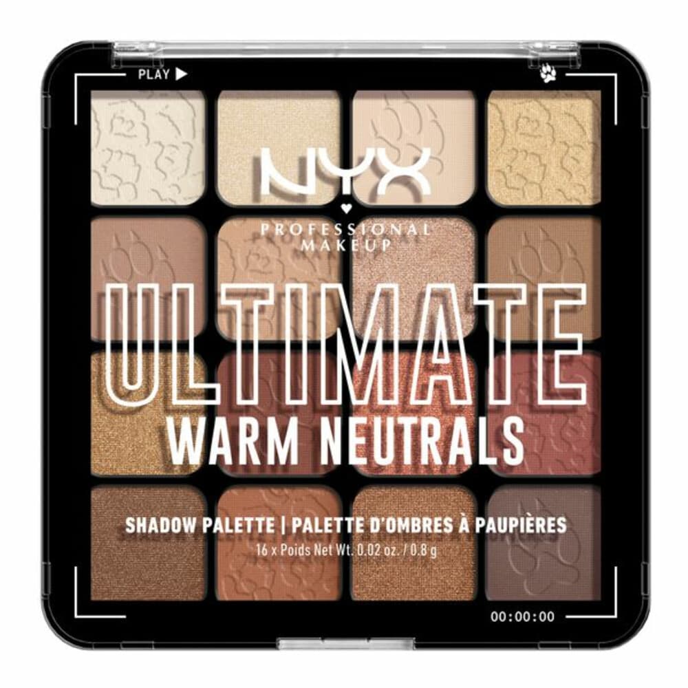 NYX Ultimate Oogschaduw Palette Warm Neutrals 1 stuk