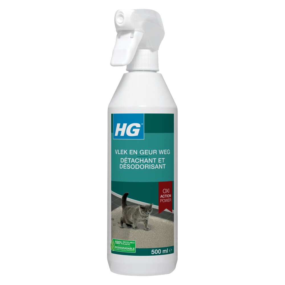 HG Pet Range Vlek&Geur Weg Kat 500 ml