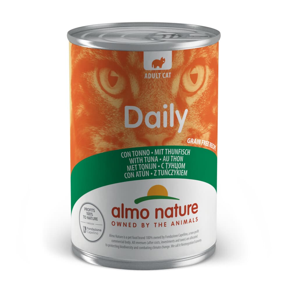 Almo Nature Daily Menu Kattenvoer Nat Blik Tonijn 400 gr