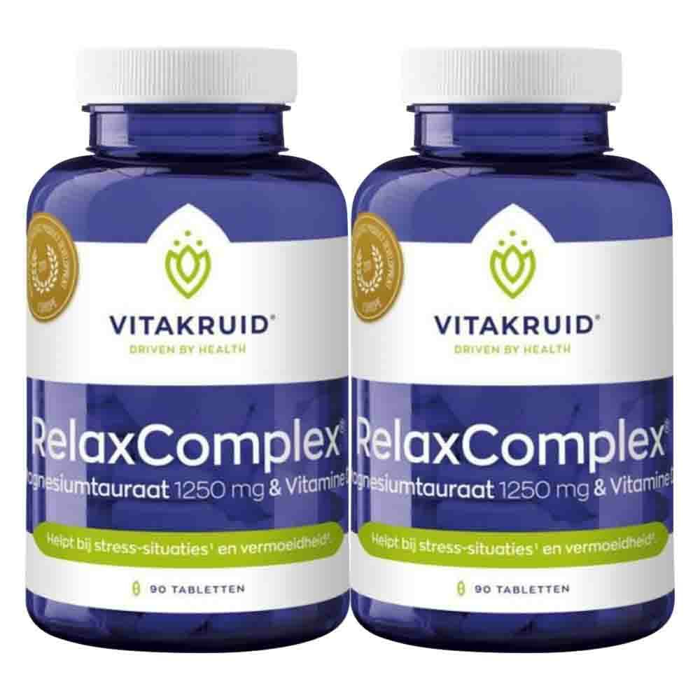 Gratis Verzending: 2x Vitakruid RelaxComplex 90 tabletten