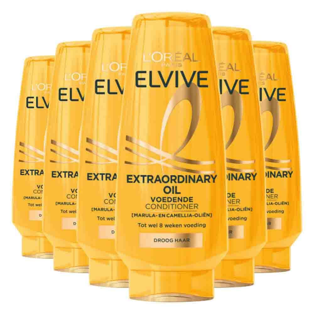 6x L'Oréal Elvive Extraordinary Oil Conditioner 200 ml