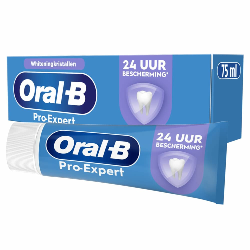 2+2 gratis: 12x Oral-B Tandpasta Pro-Expert Zachte Whitening 75 ml