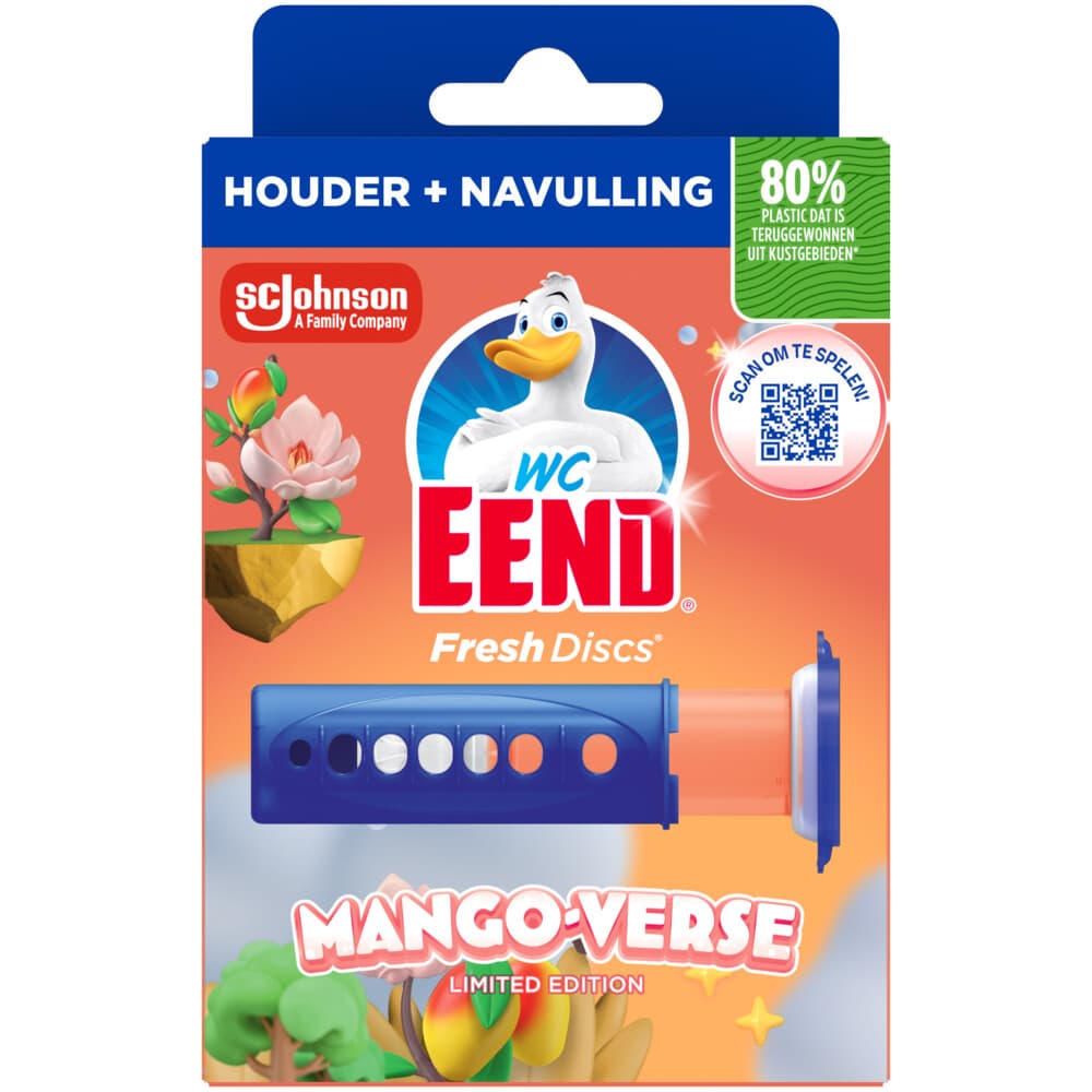 WC Eend Fresh Discs Houder Mango Verse 36 ml