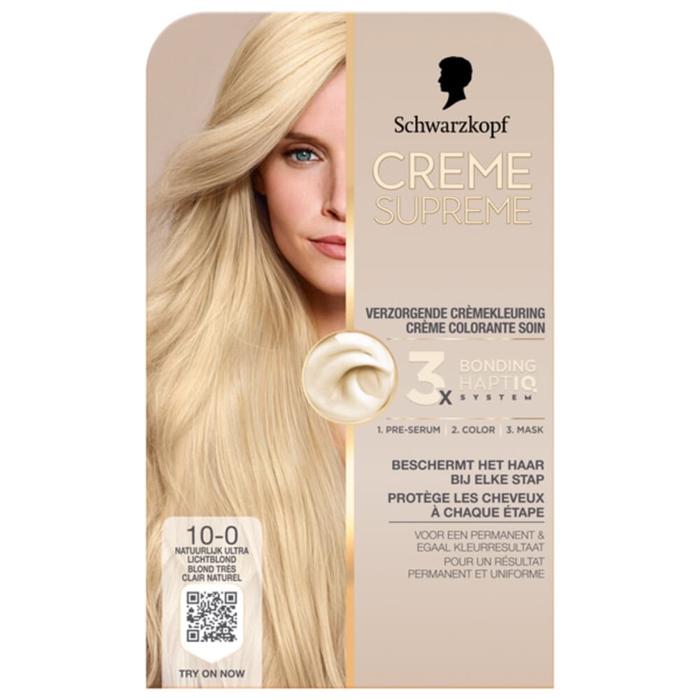 Schwarzkopf Crème Suprème Haarkleuring 10-0 1 set