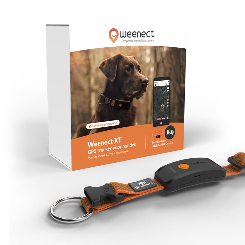 Weenect XT GPS Tracker Hond Oranje