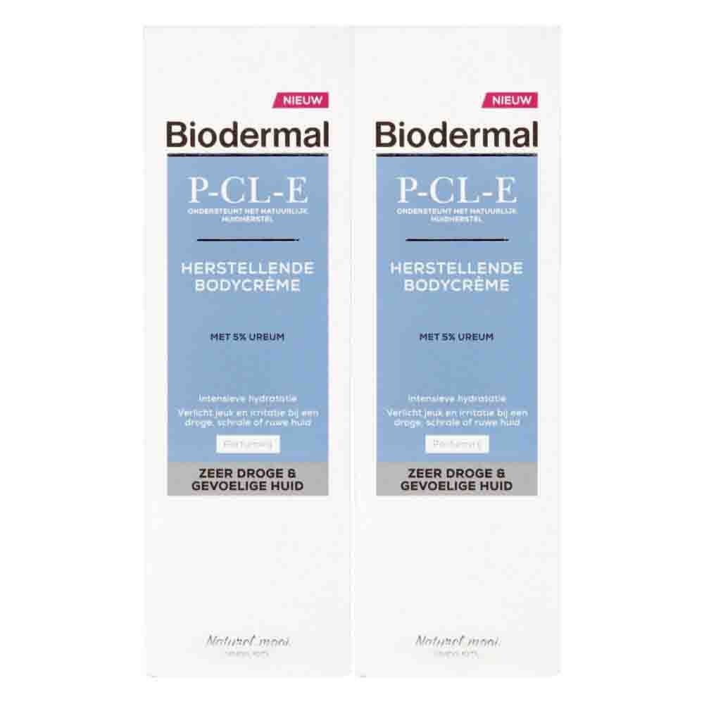 2x Biodermal P-CL-E Herstellende Bodycrème 200 gr