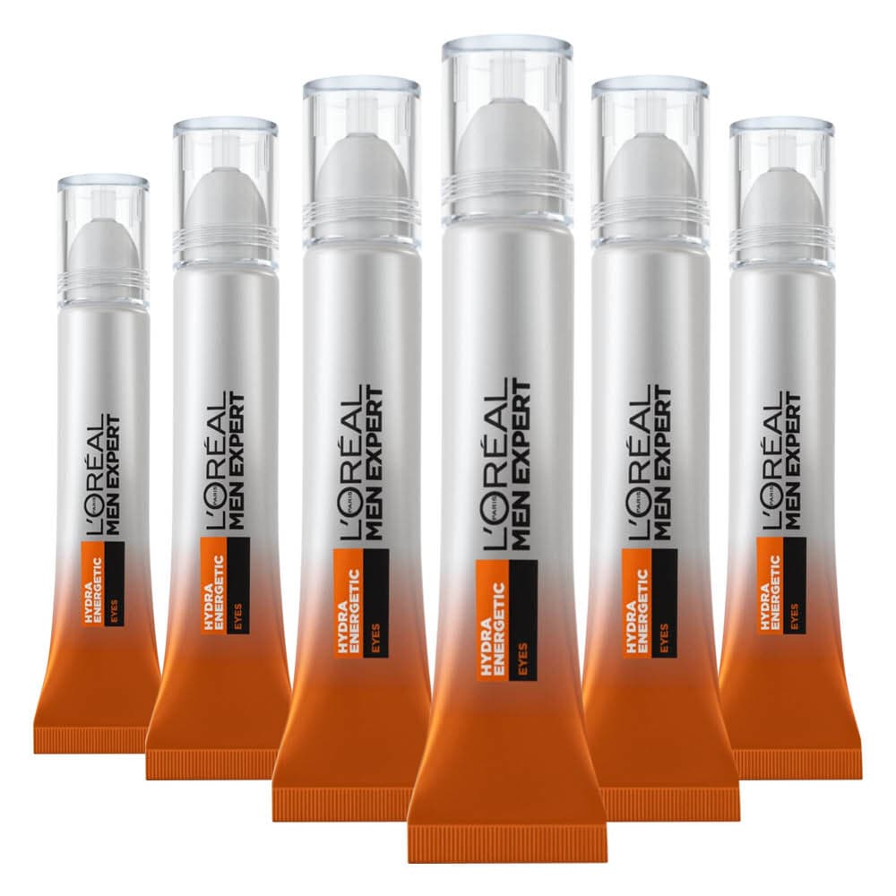 6x L'Oréal Men Expert Hydra Energetic Oogcreme 10 ml