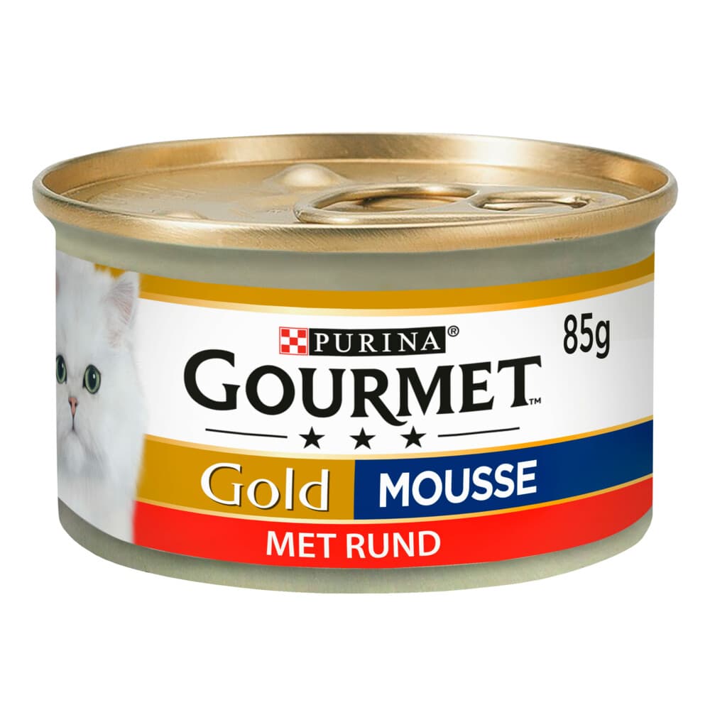 Gourmet Gold Kattenvoer Nat Mousse Rund 85 gr