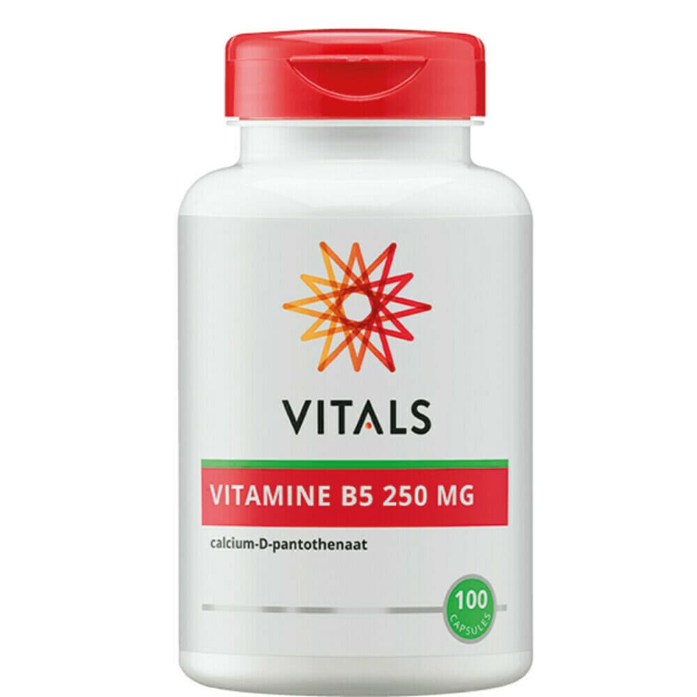 Gratis Verzending: Vitals Vitamine B5 Pantoth 250mg 100 capsules