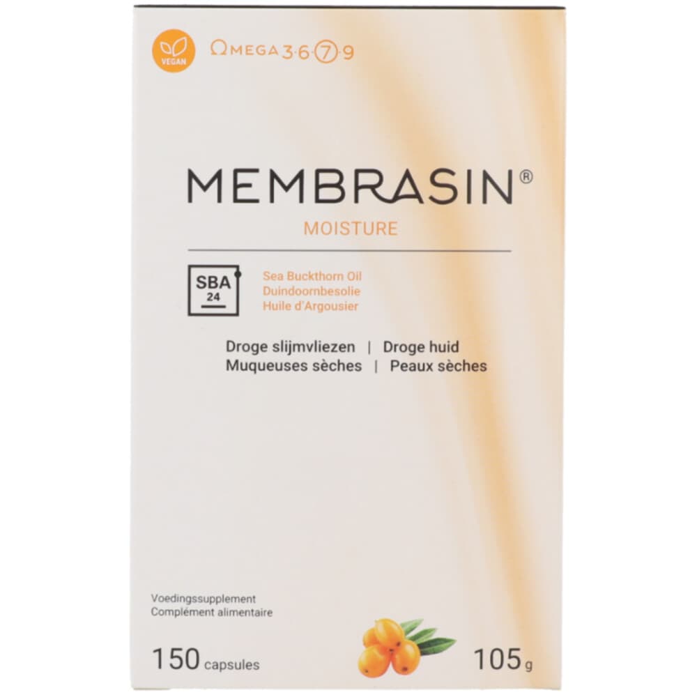 Gratis Verzending: 2x Membrasin Duindoornbesolie 150 capsules