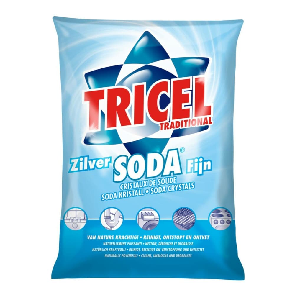 12x Tricel Zilver Soda Fijn 1 kg
