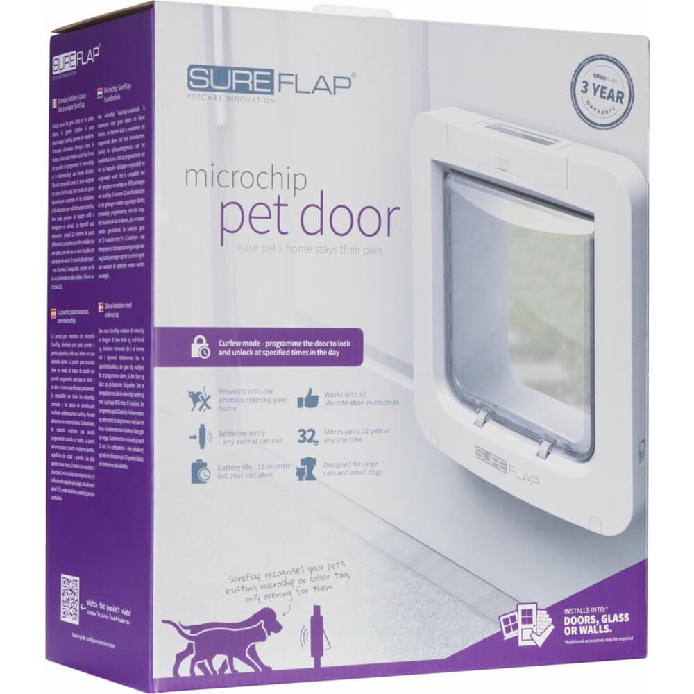 Sure Flap Microchip Huisdierluik Wit