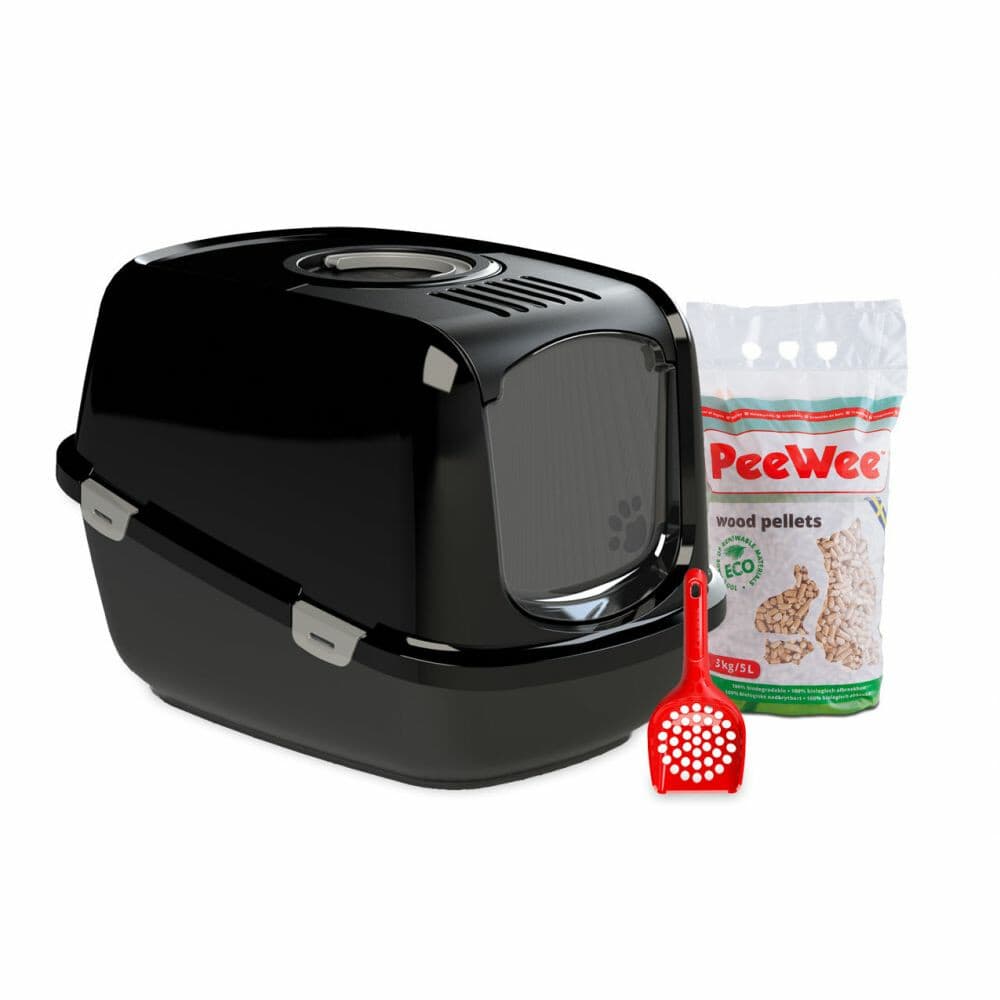 PeeWee Startpakket EcoDome Zwart 66,5 x 48,5 x 46,5 cm