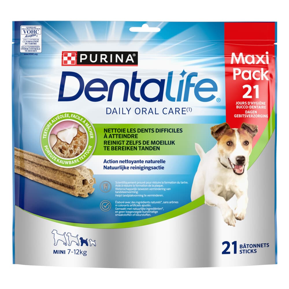 DentaLife Hondensnack Kauwstaaf Small 7 - 12 kg 21 stuks