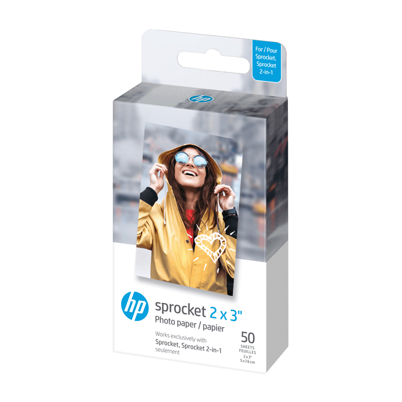 HP - Zink Paper Sprocket For Luna 2x3" - 50 Pack