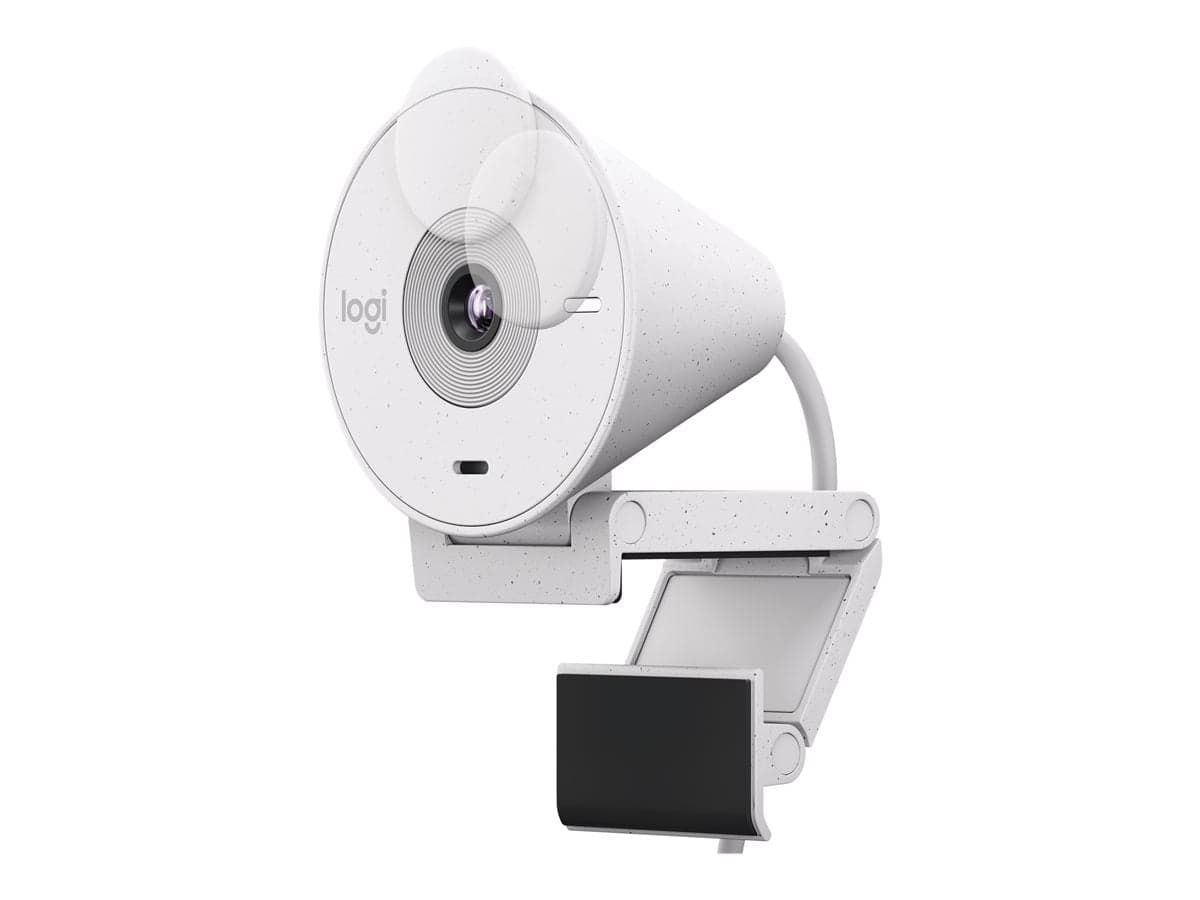 Logitech - Brio 300 Full HD webcam, Off-white
