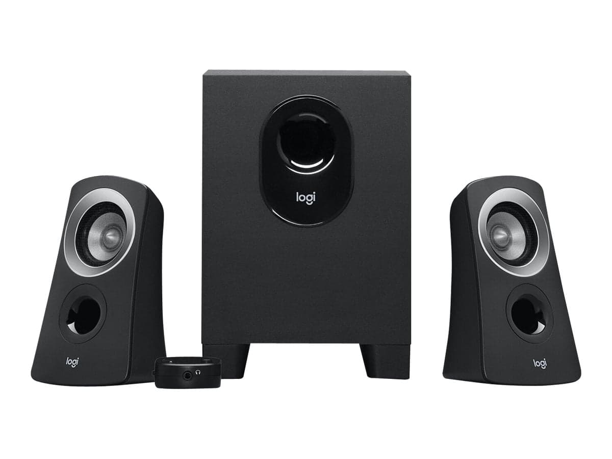 Logitech - Speaker System Z313 2.1 black