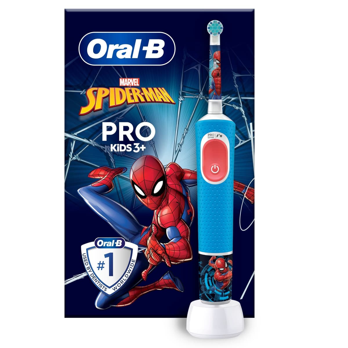 Oral B - Vitality Pro Kids Spiderman Elektrische Tandenborstel CLS - afbeelding 1