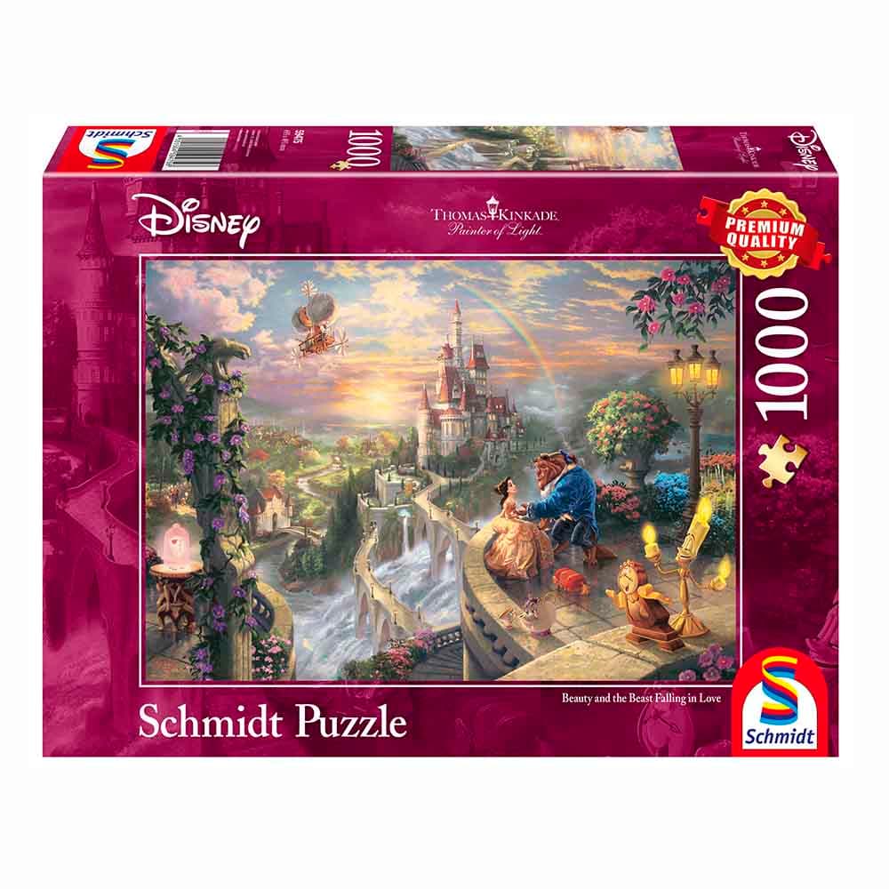 Schmidt - Thomas Kinkade: Disney - Beauty and the Beast (1000 pieces) (SCH59475) - afbeelding 1