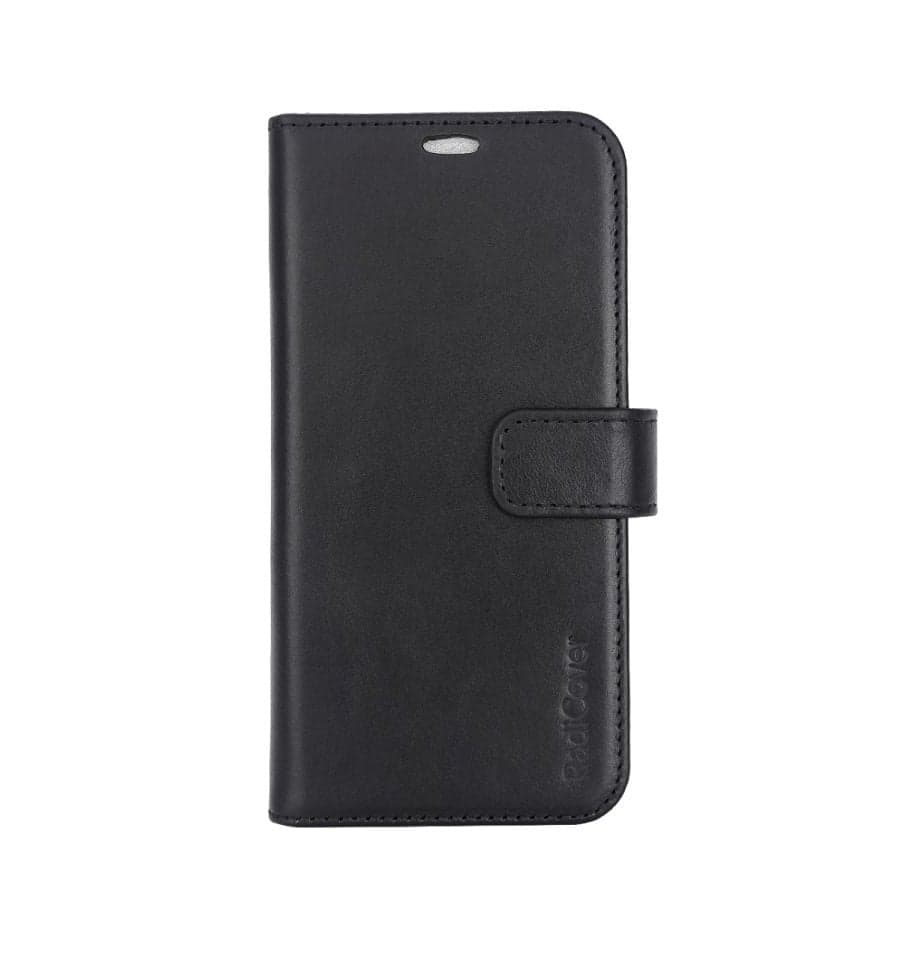 RadiCover - Radiation Protection Wallet Vegan Leather 2in1 MAGSAFE iPhone 15 PRO Black - afbeelding 1